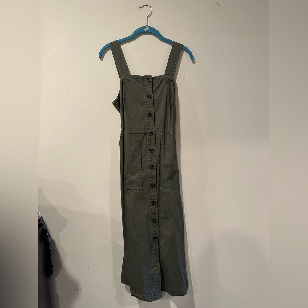 Universal Thread Maxi Camo Green Jean Dress